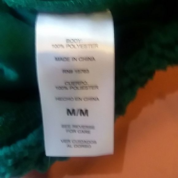 Champion teddy bear hoodie deep green sz M - Picture 8 of 9